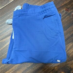 Figs Blue Scrub Pants DENIM color